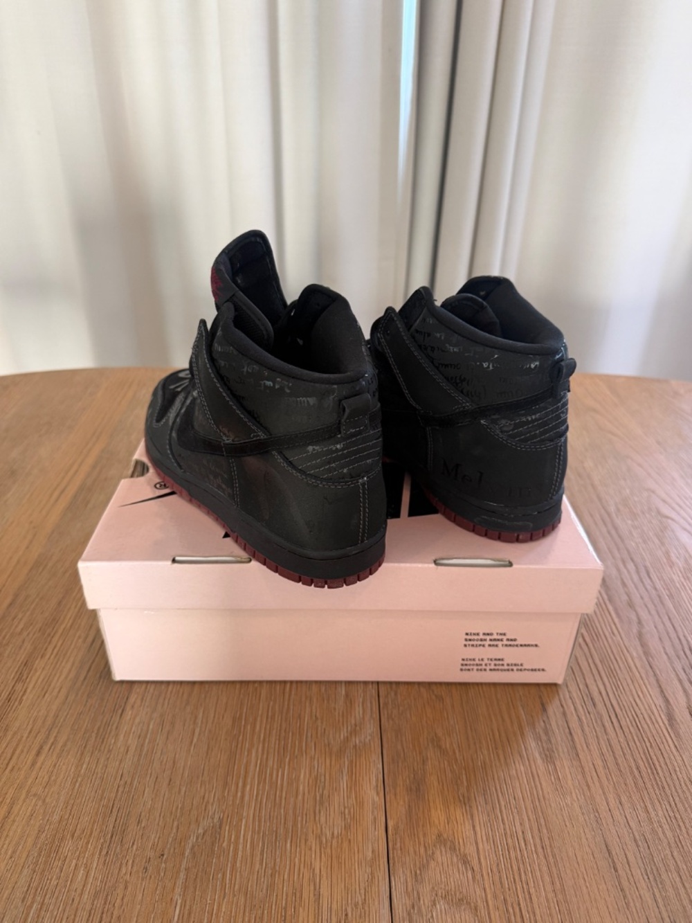 NIKE SB DUNK HIGH NEW SIZE 9.5 MELVINS DARK CHARCOAL BLACK 305050 003 - Picture 7 of 9